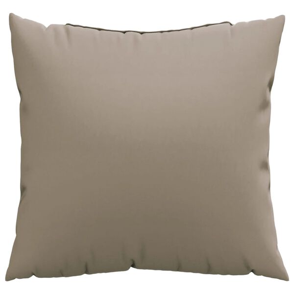 vidaXL Throw Pillows 4 pcs Taupe 50x50 cm Fabric