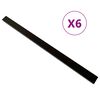 vidaXL Decking Joist 6 pcs Black 170x8.5x4.5 cm WPC