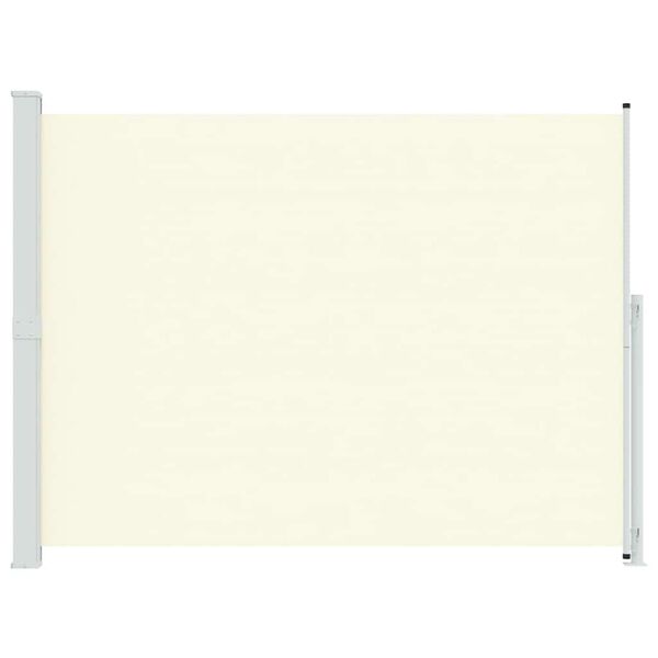 vidaXL Patio Retractable Side Awning 220x300 cm Cream