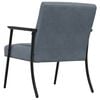 vidaXL Armchair Dark Grey 59 x 75 x 78 cm Velvet