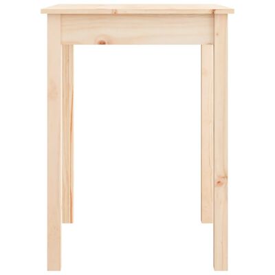 vidaXL Dining Table 55x55x75 cm Solid Wood Pine