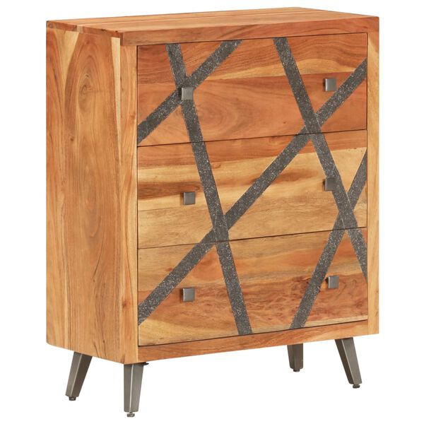 vidaXL Sideboard 60x30x75 cm Solid Acacia Wood