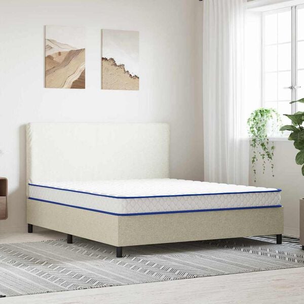 vidaXL Mattress White 200 x 180 x 17 cm PU Foam