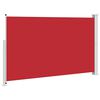 vidaXL Patio Retractable Side Awning 180x300 cm Red
