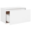 vidaXL Hall Bench 80x40x45 cm White Engineered Wood