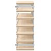 vidaXL Wine Rack for 42 Bottles Solid Pinewood