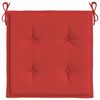 vidaXL Garden Chair Cushions 6 pcs Red 50x50x4 cm Oxford Fabric