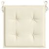vidaXL Garden Chair Cushions 6 pcs Cream 50x50x2 cm Oxford Fabric