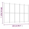 vidaXL 5-Panel Room Divider Anthracite 250x180 cm Fabric