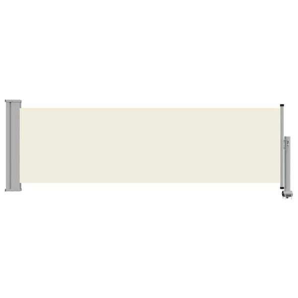 vidaXL Patio Retractable Side Awning 80x300 cm Cream