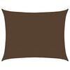 vidaXL Sunshade Sail 160 g/m&sup2; Brown 6x8 m HDPE