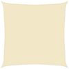 vidaXL Sunshade Sail 160 g/m&sup2; Cream 5x5 m HDPE