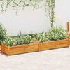 vidaXL Garden Raised Bed Acacia Wood 200x50x25 cm