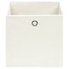vidaXL Storage Boxes 4 pcs White 32x32x32 cm Fabric