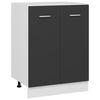 vidaXL Bottom Cabinet Lyon Grey 60x46x81.5 cm Engineered Wood