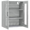 vidaXL Hanging Wall Cabinet Grey Sonoma 69.5x34x90 cm