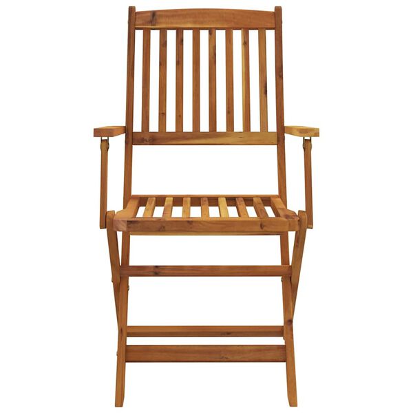 vidaXL 7 Piece Folding Garden Dining Set Solid Acacia Wood