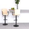 vidaXL Bar Stools 2 pcs Cream Velvet