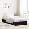 vidaXL Ottoman Bed Frame No Mattress Black 90x190 cm Velvet