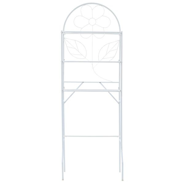 vidaXL Toilet Rack White 60x33x174 cm