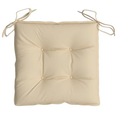 vidaXL Chair Cushions 6 pcs Beige 50x50x7 cm Oxford Fabric