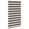 vidaXL Zebra blind 100.9x175 cm Fabric Width 96.7 cm coffee