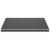 vidaXL Awning Top Sunshade Canvas Anthracite 400x300 cm