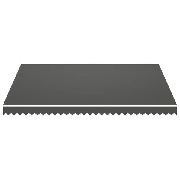 vidaXL Awning Top Sunshade Canvas Anthracite 400x300 cm