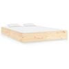 vidaXL Bed Frame without Mattress Solid Wood 120x200 cm