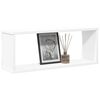 vidaXL Wall Cube Shelf 4 pcs White 60x15x23 cm Engineered Wood
