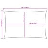 vidaXL Sunshade Sail Oxford Fabric Rectangular 2.5x5 m Anthracite