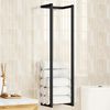 vidaXL Towel Rack Black 25x20x95 cm Iron