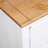 vidaXL Sideboard White 80x40x83 cm Pinewood Panama Range