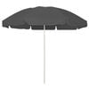 vidaXL Beach Parasol | Anthracite | Polyester | 240 cm | Tiltable