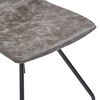 vidaXL Dining Chairs 2 pcs Dark Brown Faux Leather