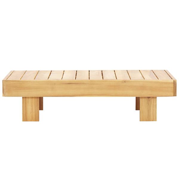 vidaXL Coffee Table 100x60x25 cm Solid Acacia Wood