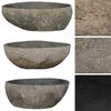 vidaXL Basin River Stone Oval (29-38)x(24-31) cm