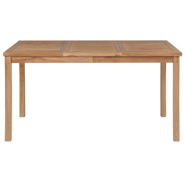 vidaXL Garden Table 150x90x77 cm Solid Teak Wood