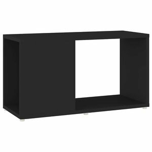 vidaXL TV Cabinet | Black | Engineered Wood | Small | TV Cabinet | Rectangular