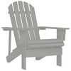 vidaXL Garden Chair | Grey | Hardwood | Medium | Durable | Garden Chair