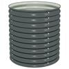 vidaXL Garden Raised Bed 80x80x81 cm Galvanised Steel Grey