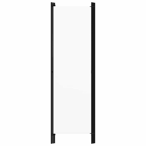 vidaXL 3-Panel Room Divider White 150x180 cm