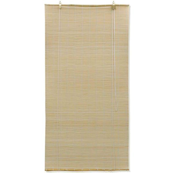 vidaXL Natural Bamboo Roller Blinds 80 x 160 cm