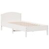vidaXL Bed Frame without Mattress White 90x200 cm Solid Wood Pine