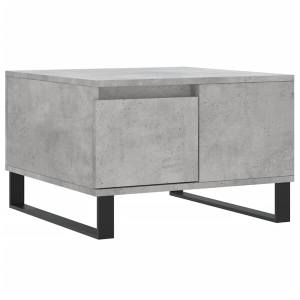 vidaXL Coffee Table Concrete Grey 55x55x36.5 cm Engineered Wood
