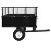 vidaXL Tipping Trailer for Lawn Mower 300 kg Load