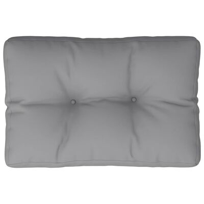 vidaXL Pallet Cushion Grey 60x40x12 cm Fabric