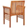 vidaXL Garden Dining Chairs with Cushions 4 pcs Solid Wood Acacia