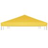 vidaXL Gazebo Top Cover 270 g/m² 4x3 m Yellow