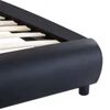 vidaXL Bed Frame with LED without Mattress Black 100x200 cm